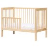 Baby cot with retractable side - Scarlett KAMILA natural ECO (pine) - 120 x 60 cm