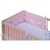 Cot bed linen 6-parts - Scarlett  TORO - 90 x 120 cm - pink