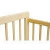 Baby cot - pull-out partitions - Scarlett DOMINIK natural ECO (pine) - 120 x 60 cm