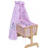 Canopy over Moses basket for baby and cradle - Scarlett Kulisek - pink