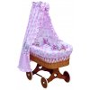 Canopy over Moses basket for baby and cradle - Scarlett Kulisek - pink