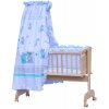 Canopy over Moses basket for baby and cradle - Scarlett Pupis - blue