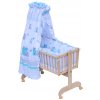 Canopy over Moses basket for baby and cradle - Scarlett Pupis - blue