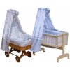 Canopy over Moses basket for baby and cradle - Scarlett Gusto - blue