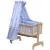 Canopy over Moses basket for baby and cradle - Scarlett Gusto - blue