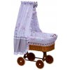 Canopy over Moses basket for baby and cradle - Scarlett Gusto - pink