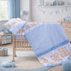 Povlečení do postýlky 2dílné - Scarlett Matěj - modrá 100 x 135 cm