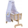 Canopy over Moses basket for baby and cradle - Scarlett Nebula - beige