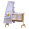 Canopy over Moses basket for baby and cradle - Scarlett Nebula - beige