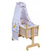Canopy over Moses basket for baby and cradle - Scarlett Nebula - beige