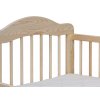 Baby cot with retractable side - Scarlett ALEK natural ECO (pine) - 120 x 60 cm