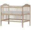 Baby cot with retractable side - Scarlett ALEK natural ECO (pine) - 120 x 60 cm