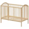 Baby cot with pull-out partitions - Scarlett ALENKA ECO natural (pine) 120 x 60 cm