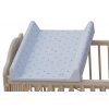 Changing mat with fixed insert Scarlett Little Star 80 x 50 cm - white