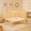 Baby cot with pull-out partitions Scarlett ALEK (pine) - 120 x 60 cm