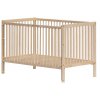 Baby cot - Scarlett DOMINIK natural ECO (pine), retractable sides - 140 x 70 cm