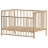 Baby cot - Scarlett DOMINIK natural ECO (pine), retractable sides - 140 x 70 cm