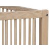 Baby cot - Scarlett DOMINIK natural ECO (pine), pull-out partitions - 140 x 70 cm