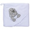 Terry towel - Scarlett Rabbit with hood - white