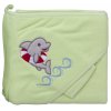 Terry Towel - Scarlett Dolphin Hooded - Green