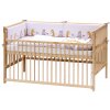 Baby cot with complete equipment Scarlett 140 x 70 cm - Nebula - beige