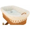 Moses basket set for baby - Scarlett Teddy bear - beige