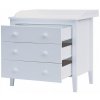 Dětská komoda s přebalovacím pultem Laura - bílá