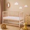 Cot with retractable side Scarlett Perta - beech - ECO 120 x 60 cm