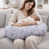 Breastfeeding pillow Scarlett Little Star - grey