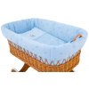 Moses basket set for baby - Scarlett Teddy bear - blue