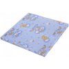 Mata dla dzieci Obłok do kojca Bela – niebieski, 100 x 100 cm