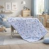 Cot bed linen 2-parts - Scarlett Leti - 100 x 135 cm - blue