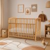 Cot with retractable side Scarlett Dona - natural - 120 x 60 cm