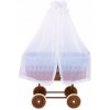 Scarlett mosquito net - for Moses basket and cradle - white