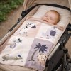 Blanket for baby J70 - beige, 80 x 110 cm