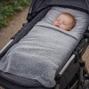 Blanket for baby J61 - grey, 80 x 110 cm