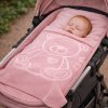 Blanket for baby i97 - pink, 110 x 140 cm