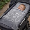 Blanket for baby i97 - grey, 110 x 140 cm