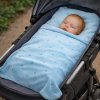 Blanket for baby i52 - blue, 110 x 140 cm