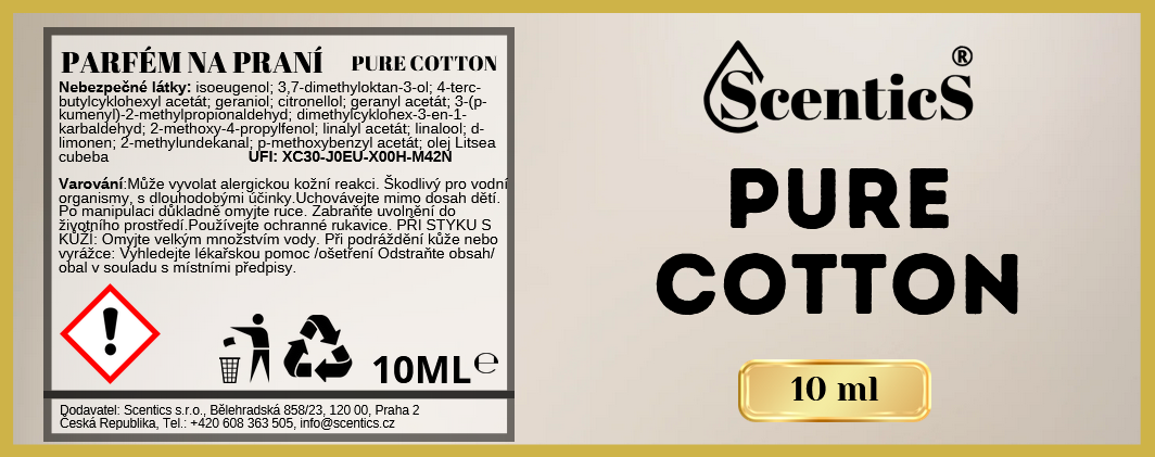 PURE COTTON etiketa