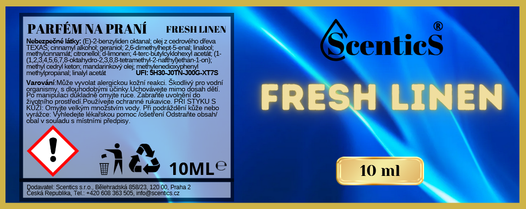 FRESH LINEN etiketa