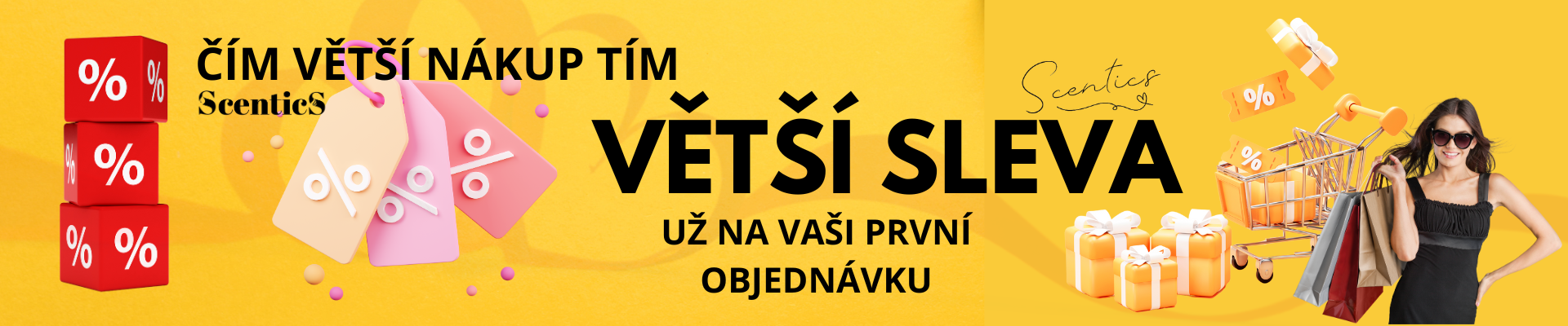 Scentics – uvítací slevy