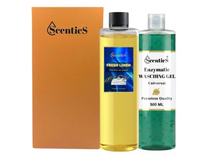 Parfém na praní FRESH LINEN 500 ML + 500 ML GEL ZDARMA