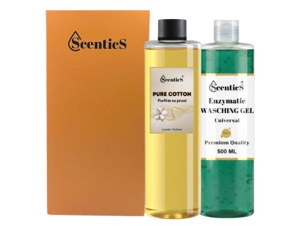 Parfém na praní PURE COTTON 500 ML + ZDARMA GEL 500 ML