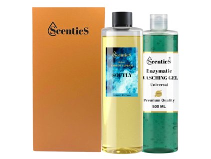 Parfém na praní SOFTLY 500 ML + ZDARMA GEL 500 ML