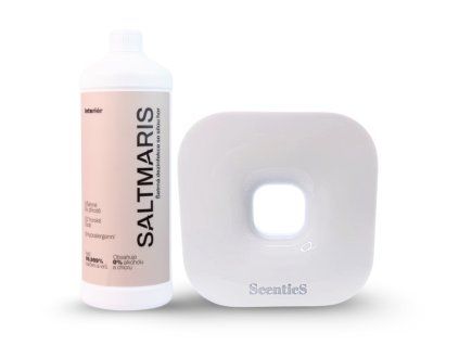 Difuzér GLOW White + Dezinfekce SALTMARIS