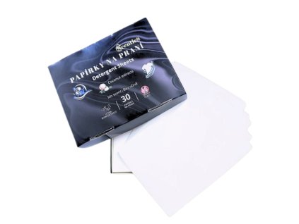 Papírky na praní Scentics 30 ks * 60 praní