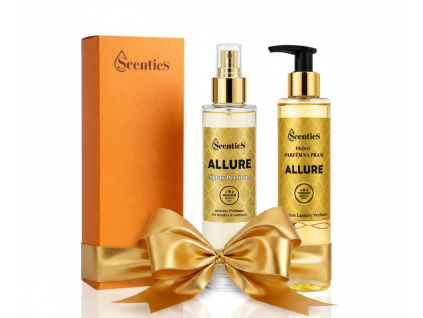 Sada ALLURE 100 Parfém na praní + parfém na textil dárková sada