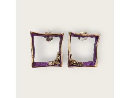 Náušnice s iluzionistickými krystaly