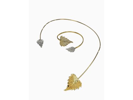 Sada - náhrdelník plus náramek Bříza - dvoubarevný